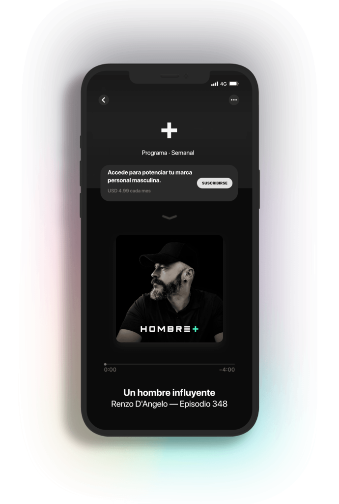 Suscripción al pódcast Hombre Plus