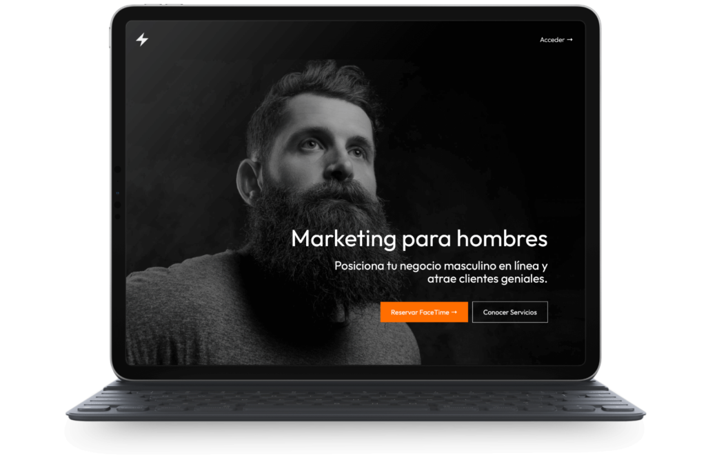 Estudio de marketing Hombre Digital.